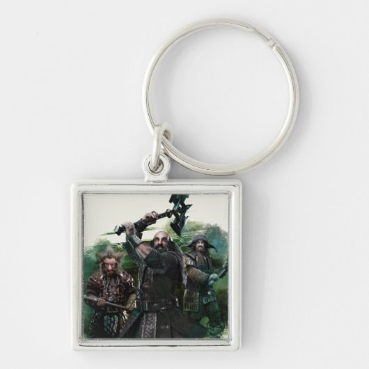 Dwalin, Nori en Bofur Graphic Sleutelhanger (Voorkant)