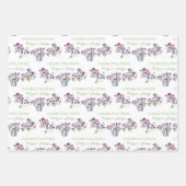 Dwangerwt gefeliciteerd met het verpakken van papi inpakpapier vel (Voorkant 2)