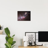 Dwarf Galaxy NGC 4214 Poster (Thuiskantoor)