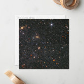 Dwarf Galaxy WLM James Webb Space Telescope Hi-Res Notitiekaartje (Voorkant / Achterkant in situ)