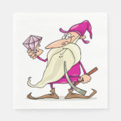 Dwarf met diamant servet (Voorkant)