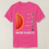 Dwarf Planets Space Explorer Astronaut Astronomer T-shirt (Design voorkant)