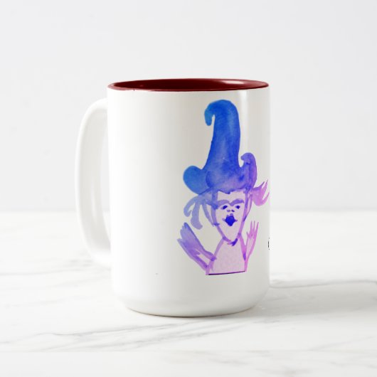 Dwarf Tweekleurige Koffiemok (Voorkant links)