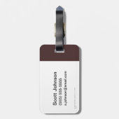 Dwarf Weapons Collage Bagagelabel (Achterkant verticaal)