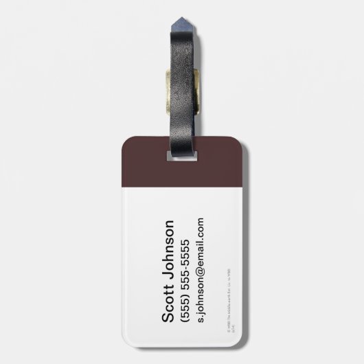 Dwarf Weapons Collage Bagagelabel (Achterkant verticaal)