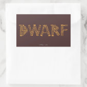 Dwarf Weapons Collage Rechthoekige Sticker (Tas)