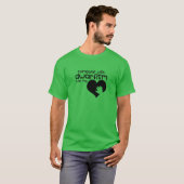 Dwarfism Awareness Shirt Dwarfism heeft mijn hart (Voorkant volledig)