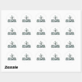 dwarrelen ronde sticker (Vel)