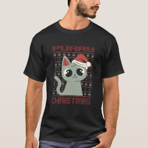 Dwars kerstfeest - Funny Cat Kerstmis T-shirt