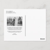 Dwars Whimsical Script Weddenschap Hartelijk dank  Briefkaart (Achterkant)