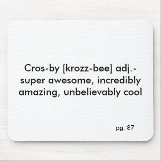 dwarsdoorsnede per definitie muismat