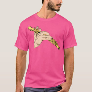 dwarsfluit muziekinstrument muziekinstrument trans t-shirt