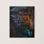 Dwarven Castle van de smederij van de smid Legpuzzel (Verticaal)