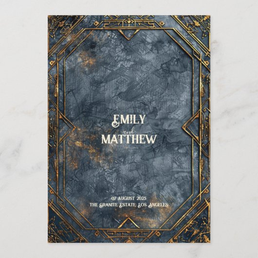 Dwarven Splendor Fantasy Wedding Menu (Achterkant)