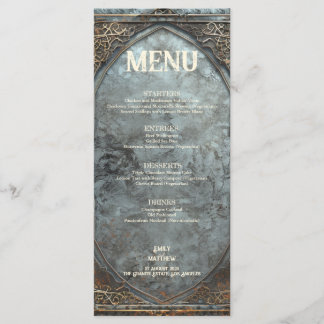 Dwarven Splendor Fantasy Wedding Menu