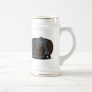 Dwarven Warrior Tankard Bierpul