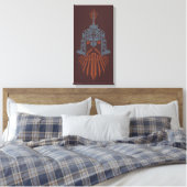 Dwarven Weapons Helmet Icon Canvas Afdruk (Insitu (Slaapkamer))