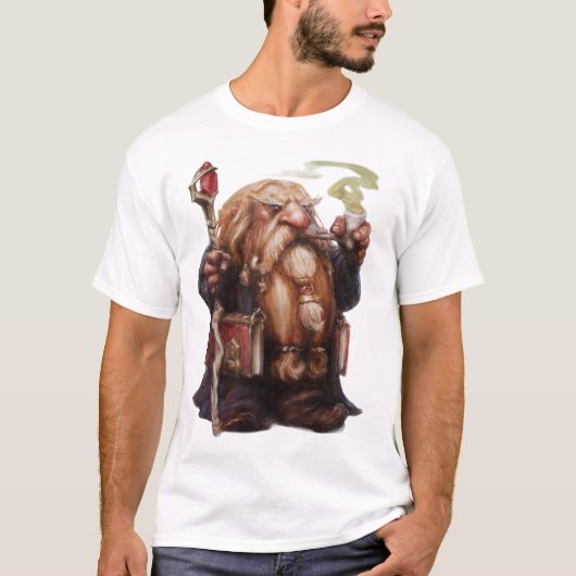 Dwarven Wizard T-shirt (Voorkant)