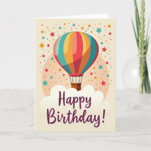 Dwaze Ballon Ster Kaart