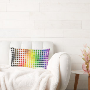 Dwaze Boho Schotse Rut Kleurrijke Homoseksuele Reg Kussen