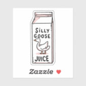 Dwaze ganzenjus sticker (Vel)