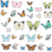 Dwaze Vlinder Stickers (Voorkant)