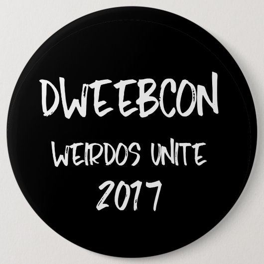 Dweebcon-knop Ronde Button 6,0 Cm (Voorkant)