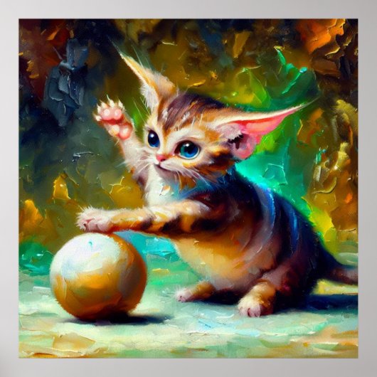 Dwelf Cat Poster (Voorkant)