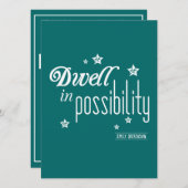 Dwell in potentie kaart (Voorkant / Achterkant)