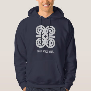Dwennimmen Sterth Humility Adinkra-symbool Hoodie