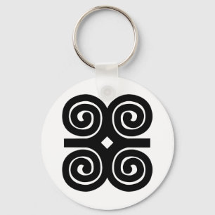 Dwennimmen Sterth Humility Adinkra-symbool Sleutelhanger
