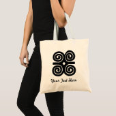 Dwennimmen Sterth | Humility Adinkra-symbool Tote Bag (Voorkant (product))