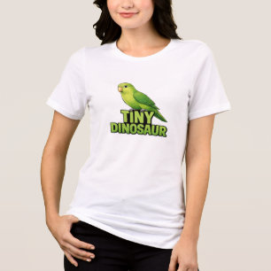 Dwerg Dinosaurus Dwergpapegaai Tri-Blend Shirt