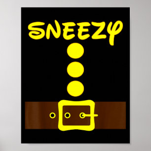 Dwerg Eenvoudige Halloween Groepskostuum Overeenko Poster