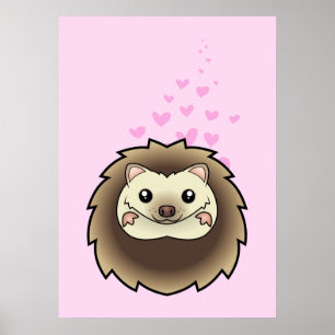 Dwerg Egels Liefde Poster