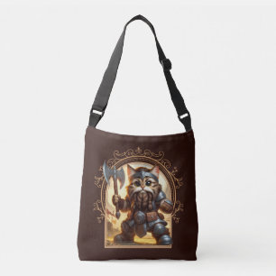 Dwerg Feline Fantasy Avontuur Crossbody Tas