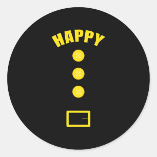 Dwerg kostuum - Leuk Halloween cadeau idee - Happy Ronde Sticker
