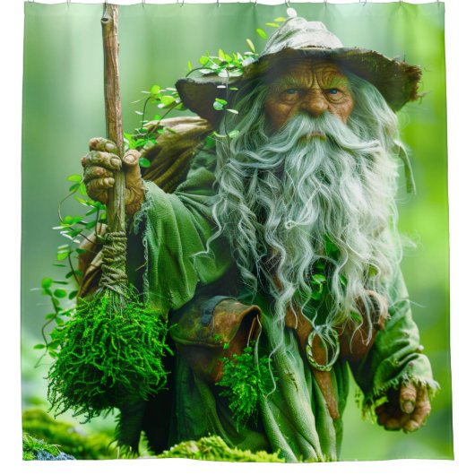 Dwerg Man Douchegordijn (Voorkant)