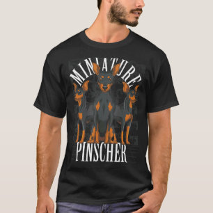 Dwerg Pinscher Hond Huisdiereneigenaar Dier Min Pi T-shirt