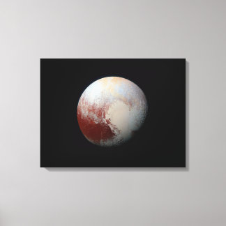 Dwerg Planet Pluto van New Horizons Verpakt Canvas