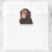 dwerg ronde sticker (Tas)