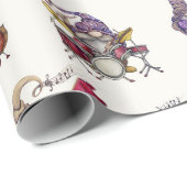 Dwergen-Jazzband geeft galaconcert Cadeaupapier (Rol Hoek)