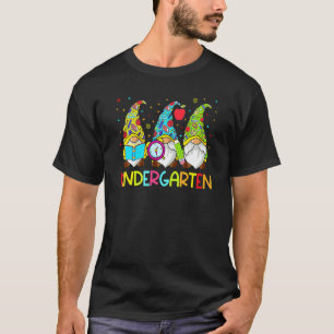 Dwergen Kleuterschool Bemanning Eerste Dag Leraar T-shirt