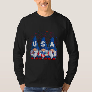 Dwergen VS Vuurwerk 4 juli Amerikaans 2023 Patriot T-shirt