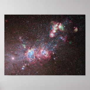 Dwergsterrenstelsel NGC 4214 Poster