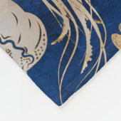 Dwergvis onderwaterpatroon fleece deken (Hoek)