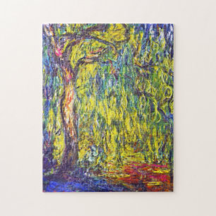 Dwevende Willow Claude Monet levendige schilderkun Legpuzzel