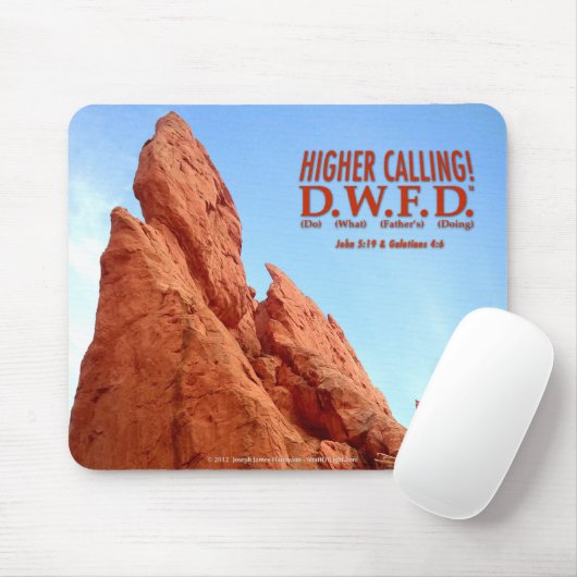 DWFD - Doe wat vader doet Mousepad Muismat (Met muis)