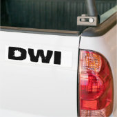 DWI BUMPERSTICKER (Op Truck)