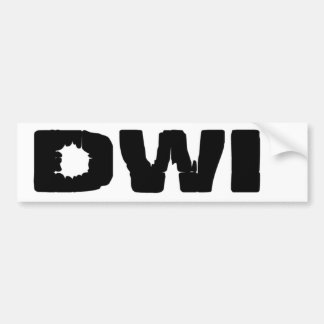 DWI BUMPERSTICKER